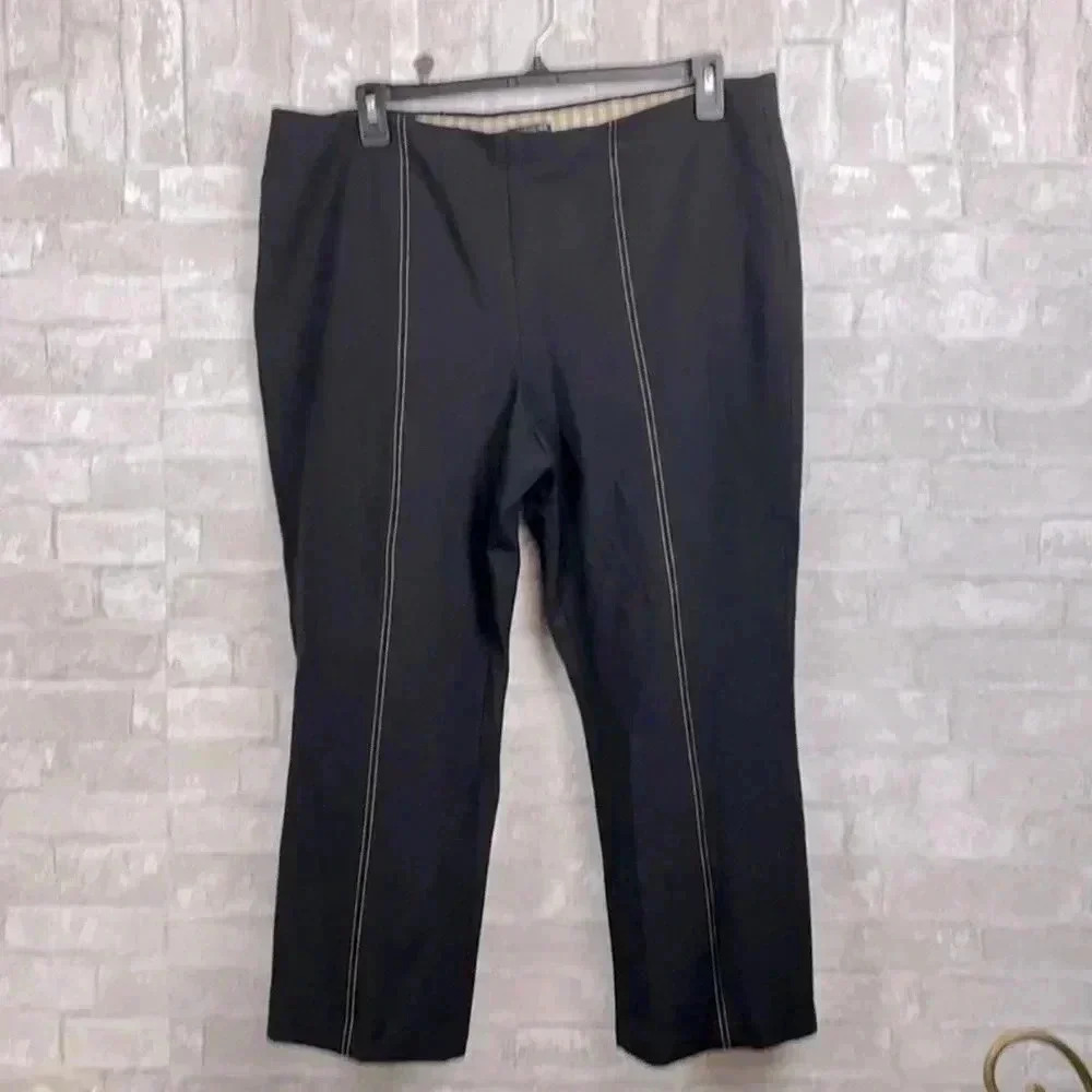 Women’s Vision 155 black & tan casual knit legging pants